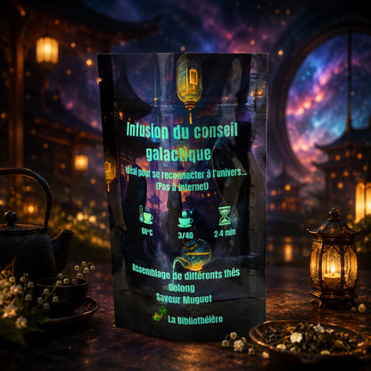 Sachet de thé oolong muguet 100g La Bibliothéière